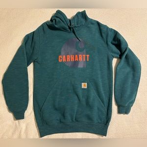 Carhartt Blue Green Hoodie Men’s Medium